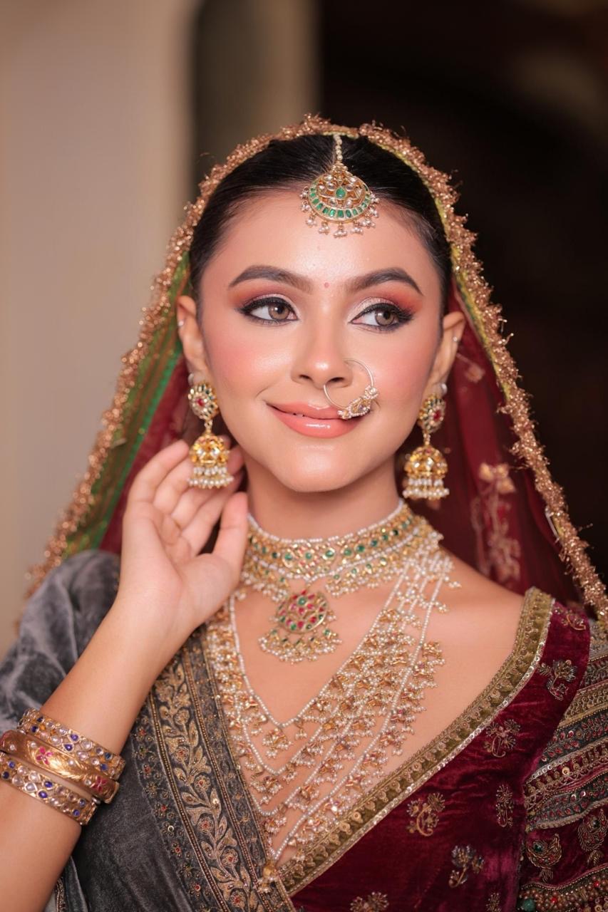 Bridal portrait by Archana Boobna